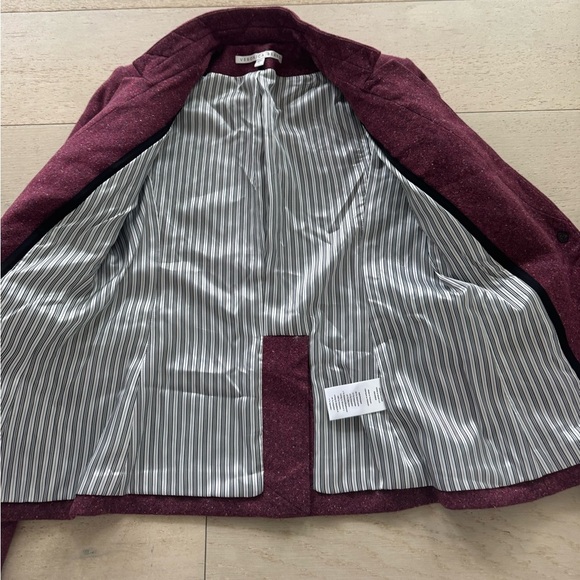 Veronica Beard Farley Dickey Jacket Blazer Berry Size 2 - Picture 8 of 12